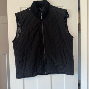 Women’s Black Wool/Polyester Vest Small